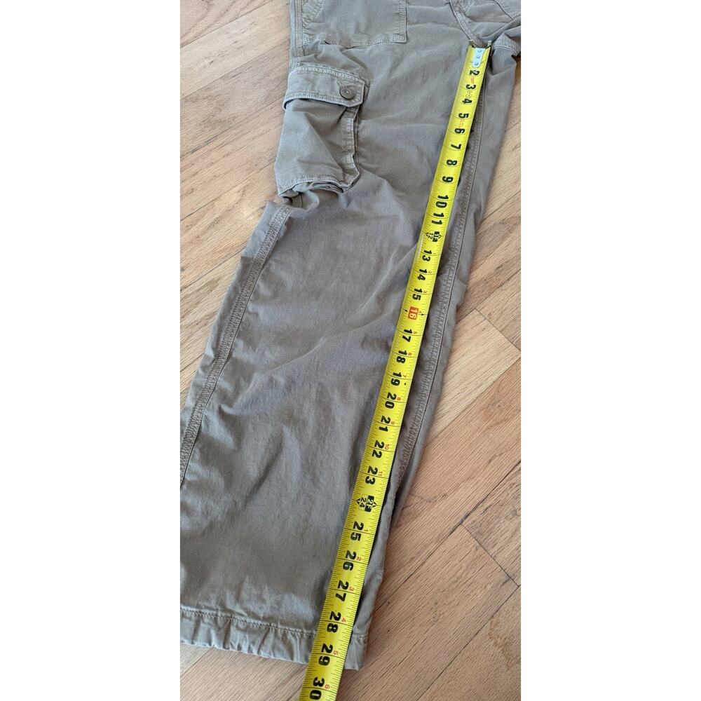 American Eagle Cargo Pants Womens 8 Tan Khaki Stretch Utility Hiking Pockets - Picture 8 of 8